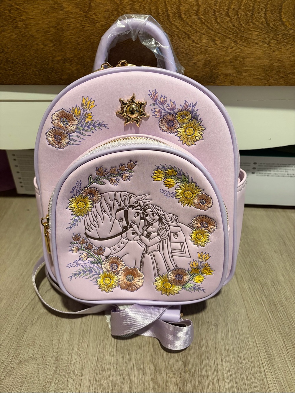 Rapunzel Tangled convertible backpack Disney box lunch exclusive